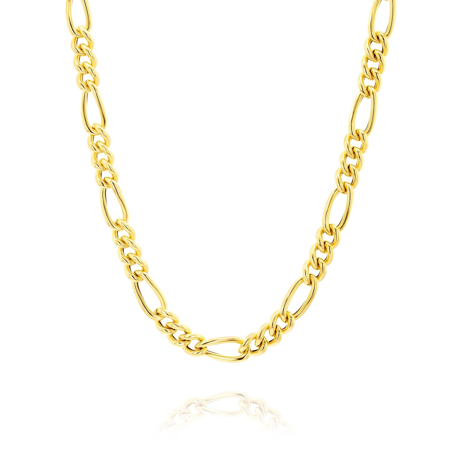18K Pure Gold Elegant Linked Chain