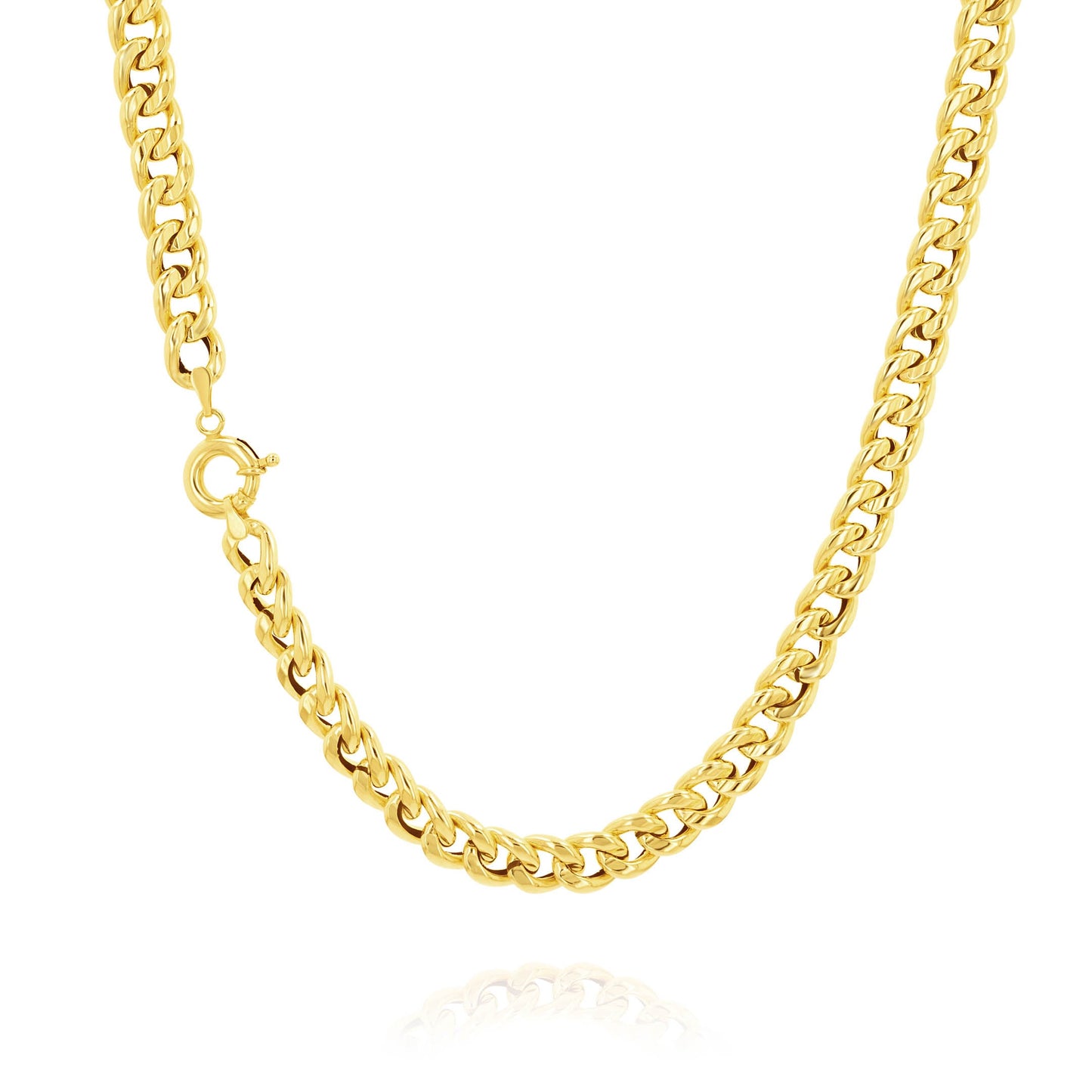 18K Pure Gold Elegant Linked Chain