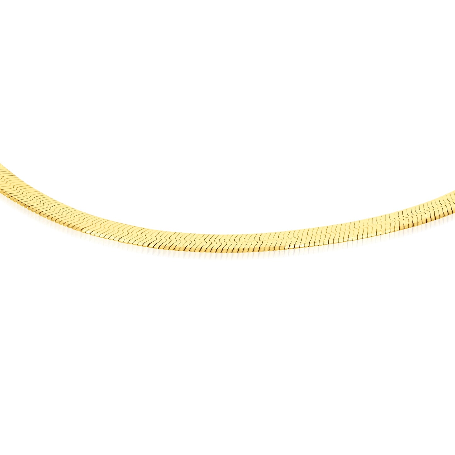 18K Pure Gold Flat Bracelet