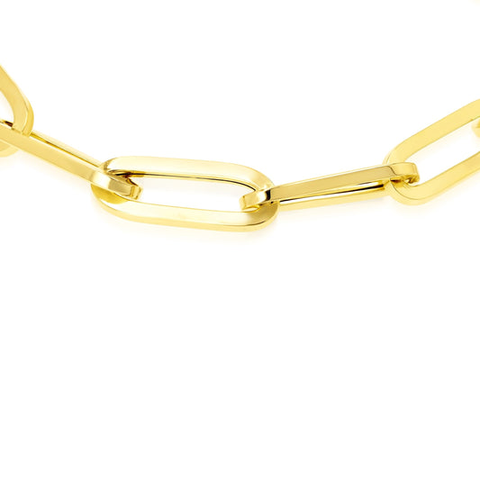 18K Pure Gold Linked Bracelet
