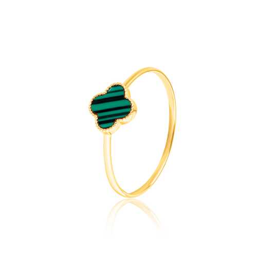 18K Pure Gold V.C Green Jewelry Set