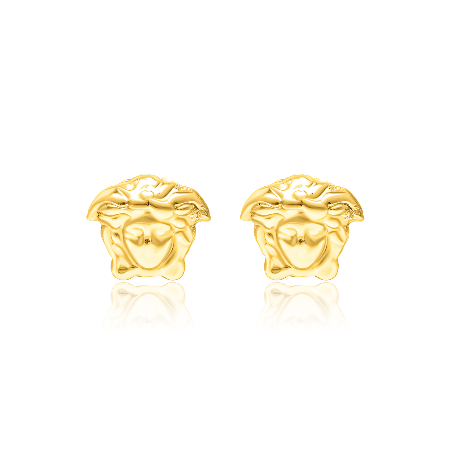 18K Pure Gold V.R.C Earring Set