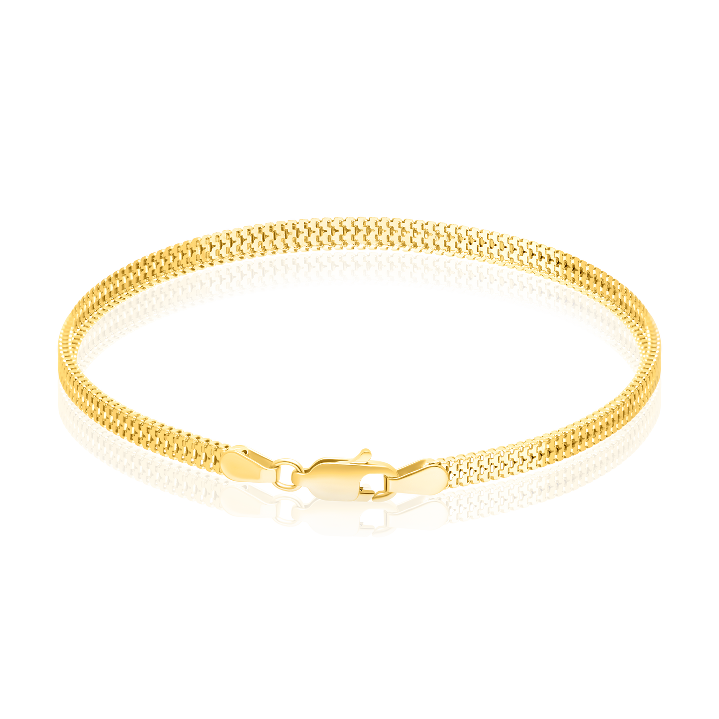 18K Pure Gold Elastic Bracelet