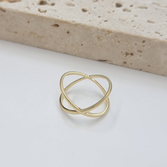 18K Pure Gold Ring