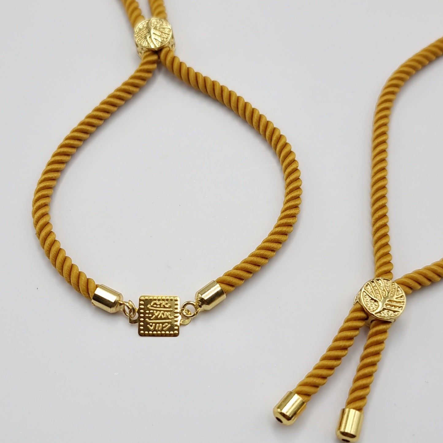 21K Pure Gold Adjustable Bracelet