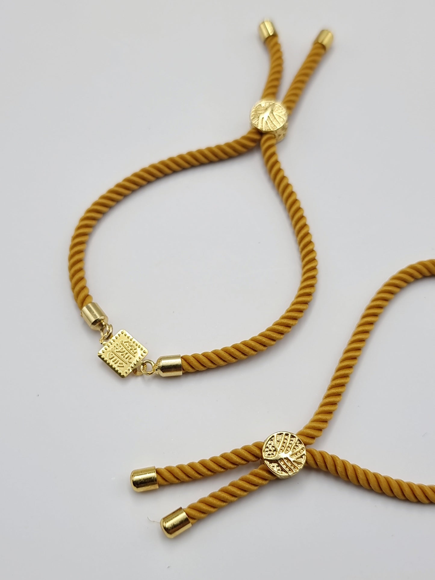 21K Pure Gold Adjustable Bracelet
