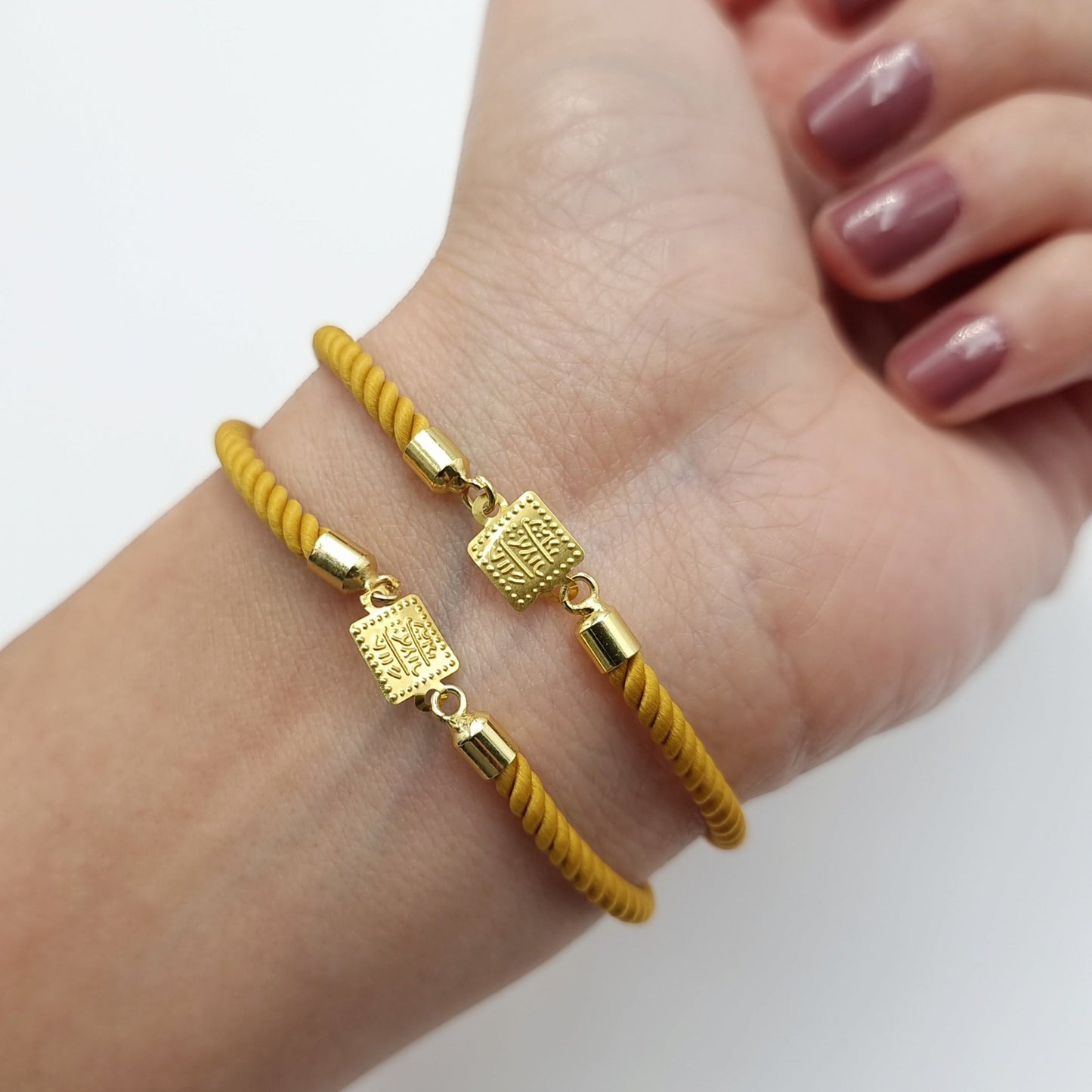 21K Pure Gold Adjustable Bracelet