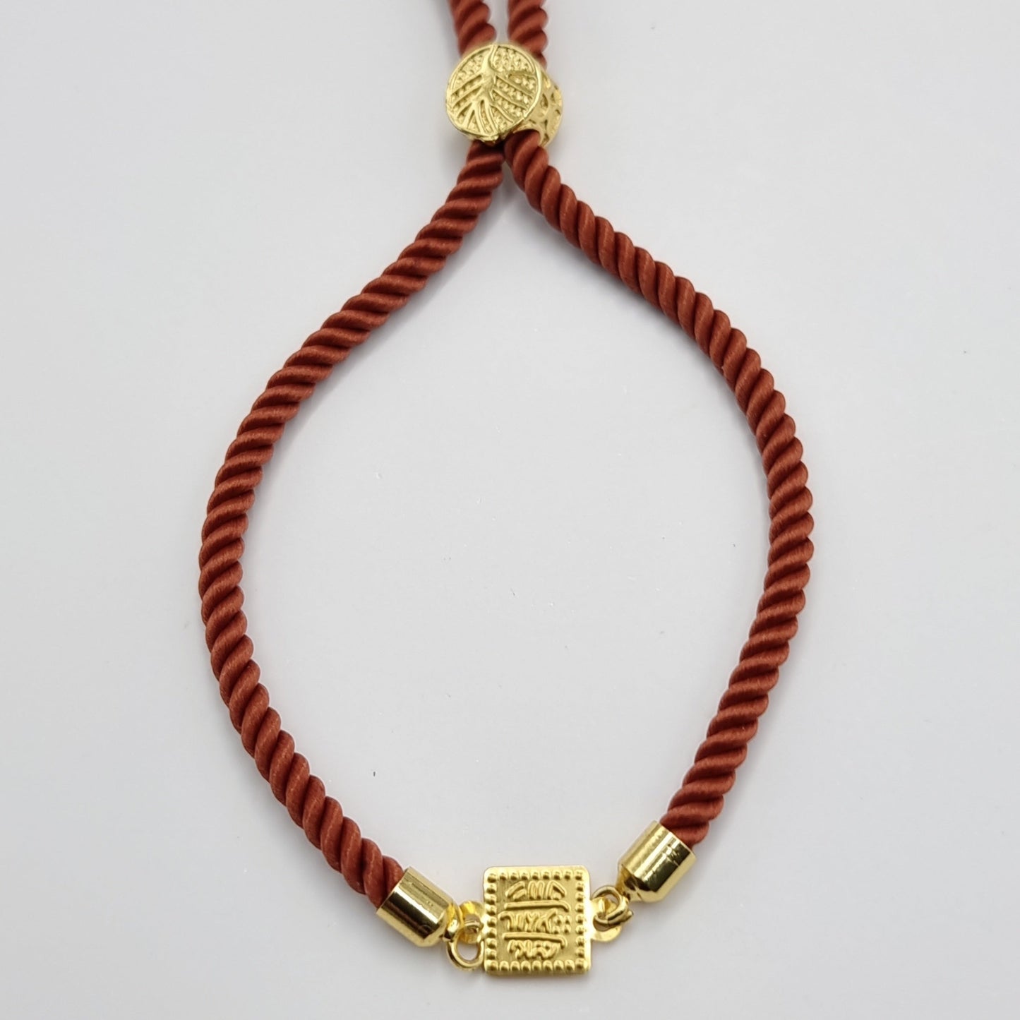 21K Pure Gold Adjustable Bracelet