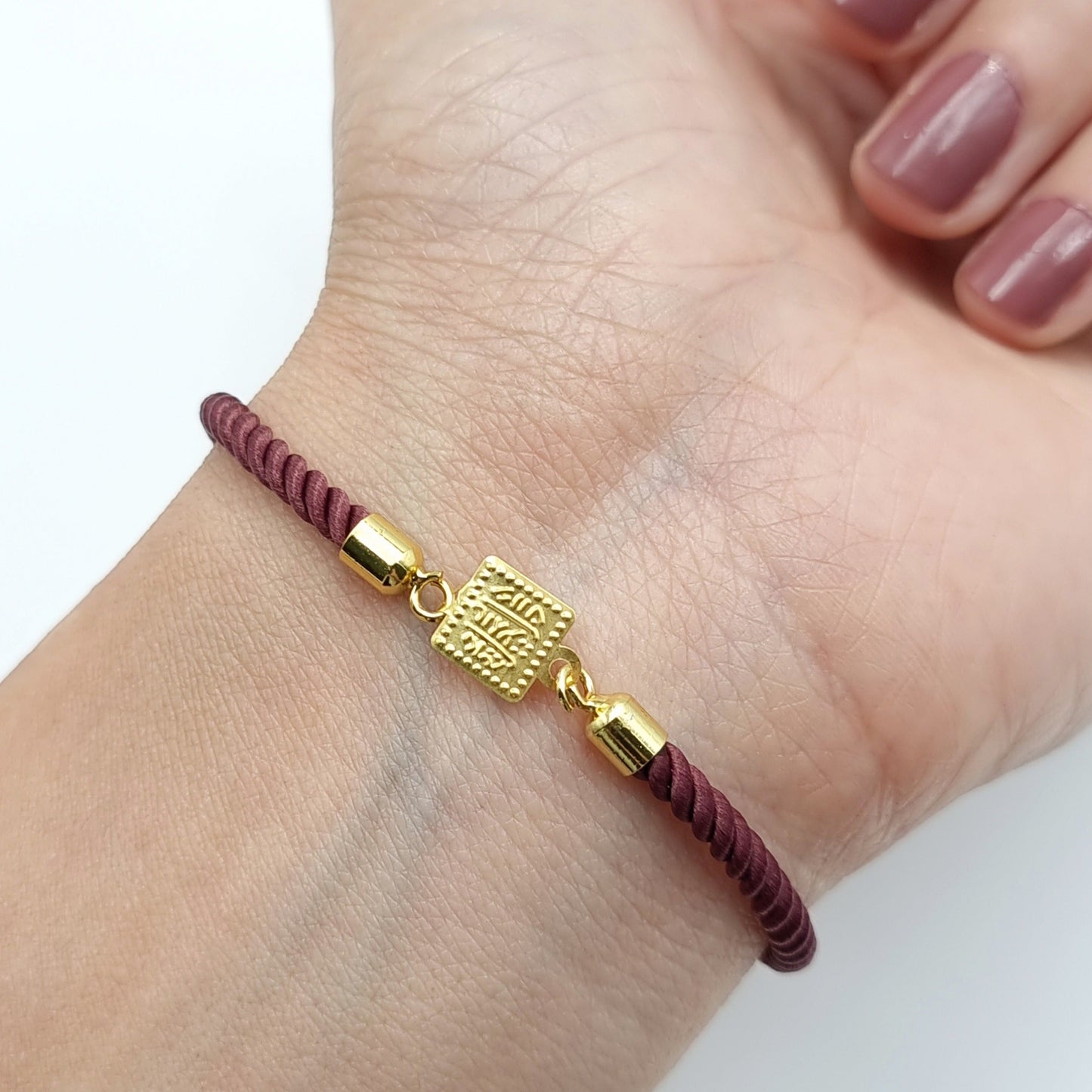 21K Pure Gold Adjustable Bracelet