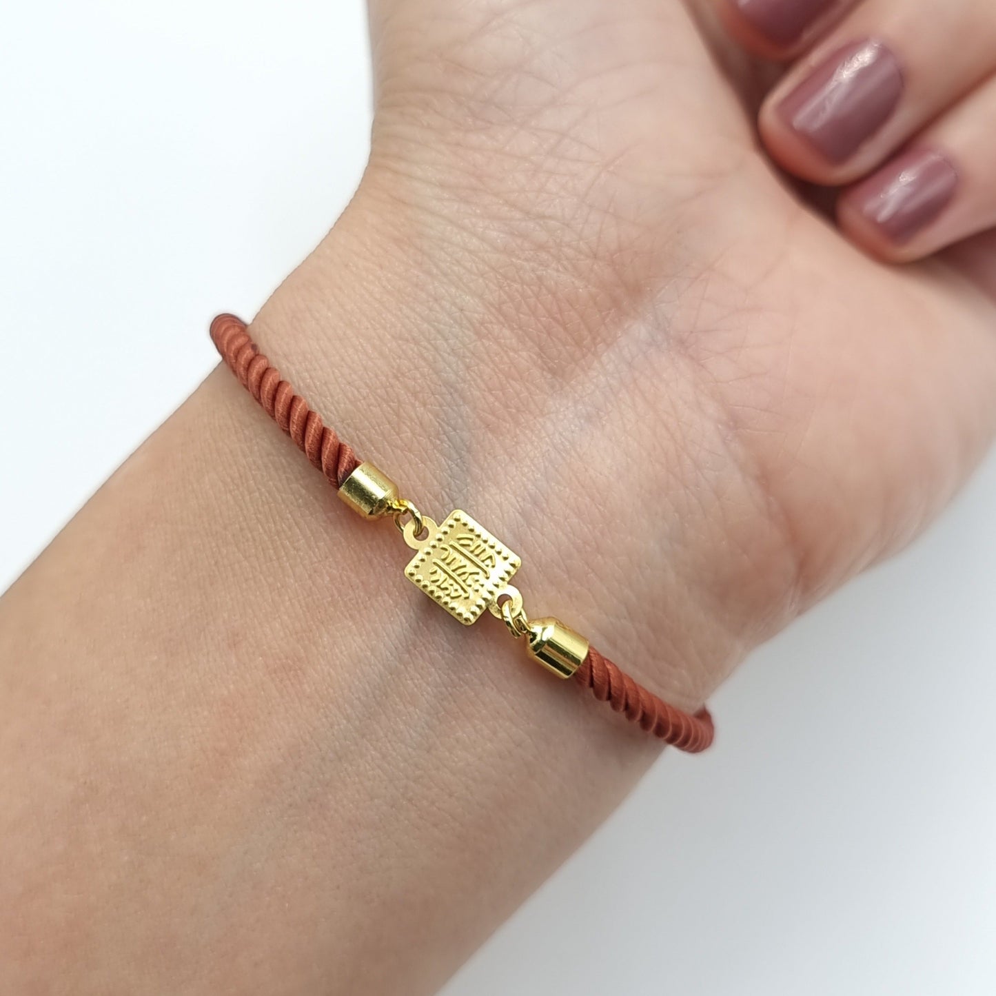 21K Pure Gold Adjustable Bracelet