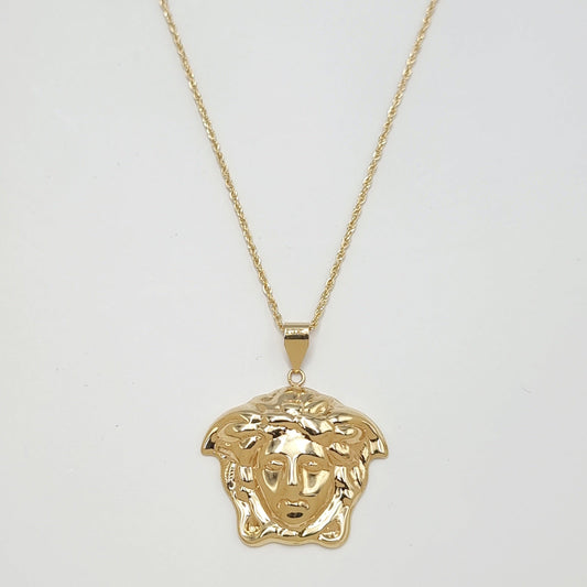 18K Pure Gold V.R.C Necklace