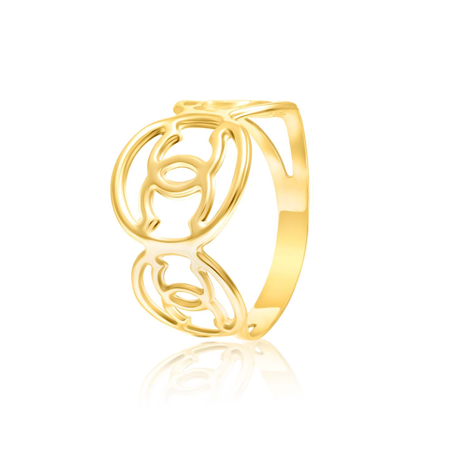 18K Pure Gold C.H Ring