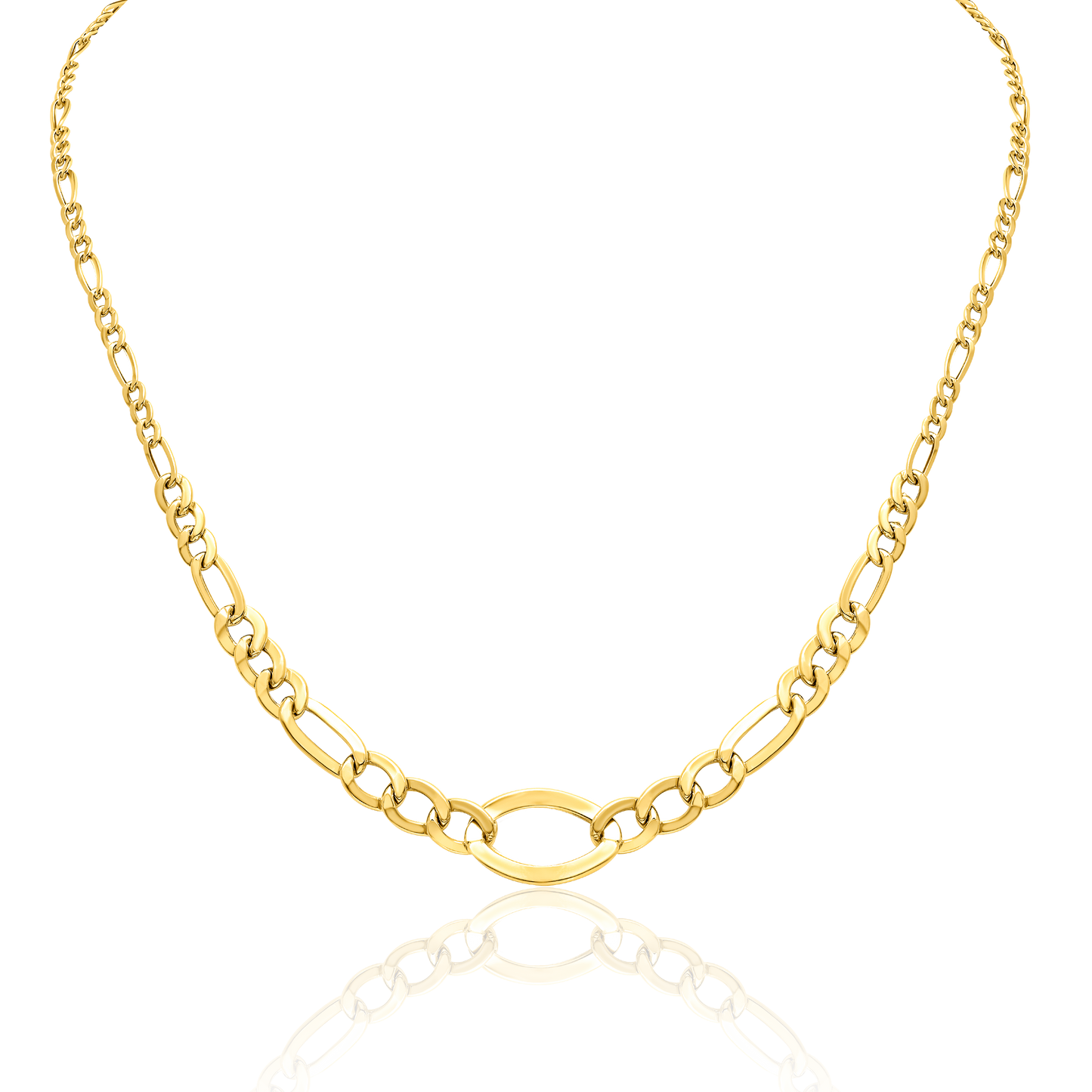 18K Pure Gold Linked Chain (47 C.M)
