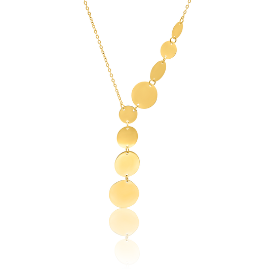 18K Pure Gold Elegant Jewelry Set