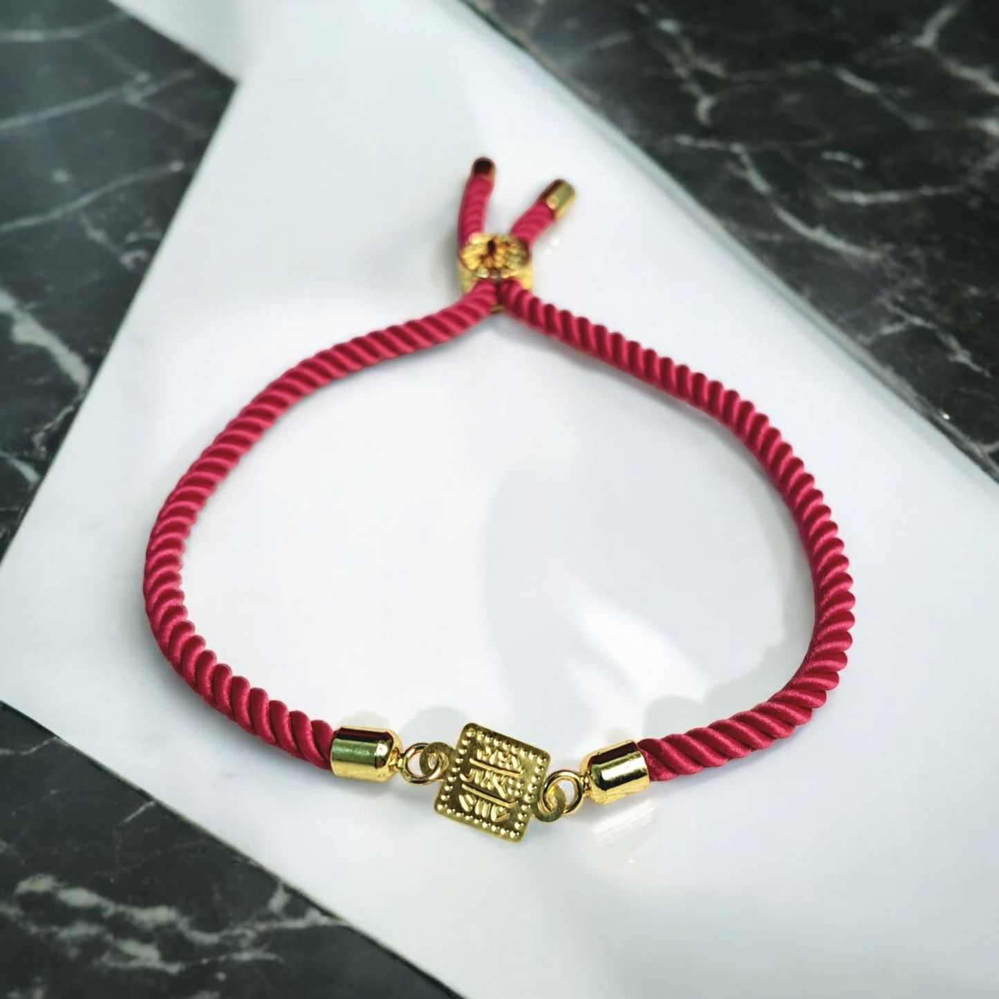 21K Pure Gold Adjustable Bracelet