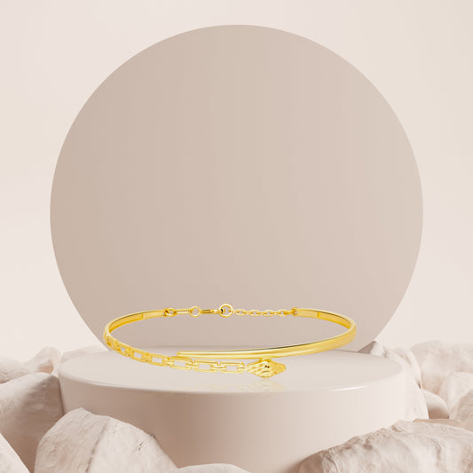 18K Pure Gold Kids Bangle