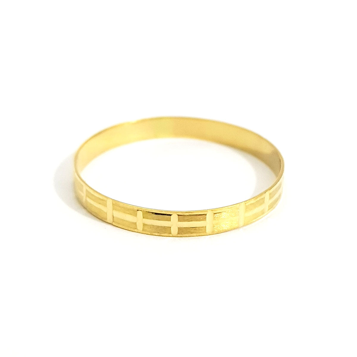 18K Pure Gold Wedding Ring