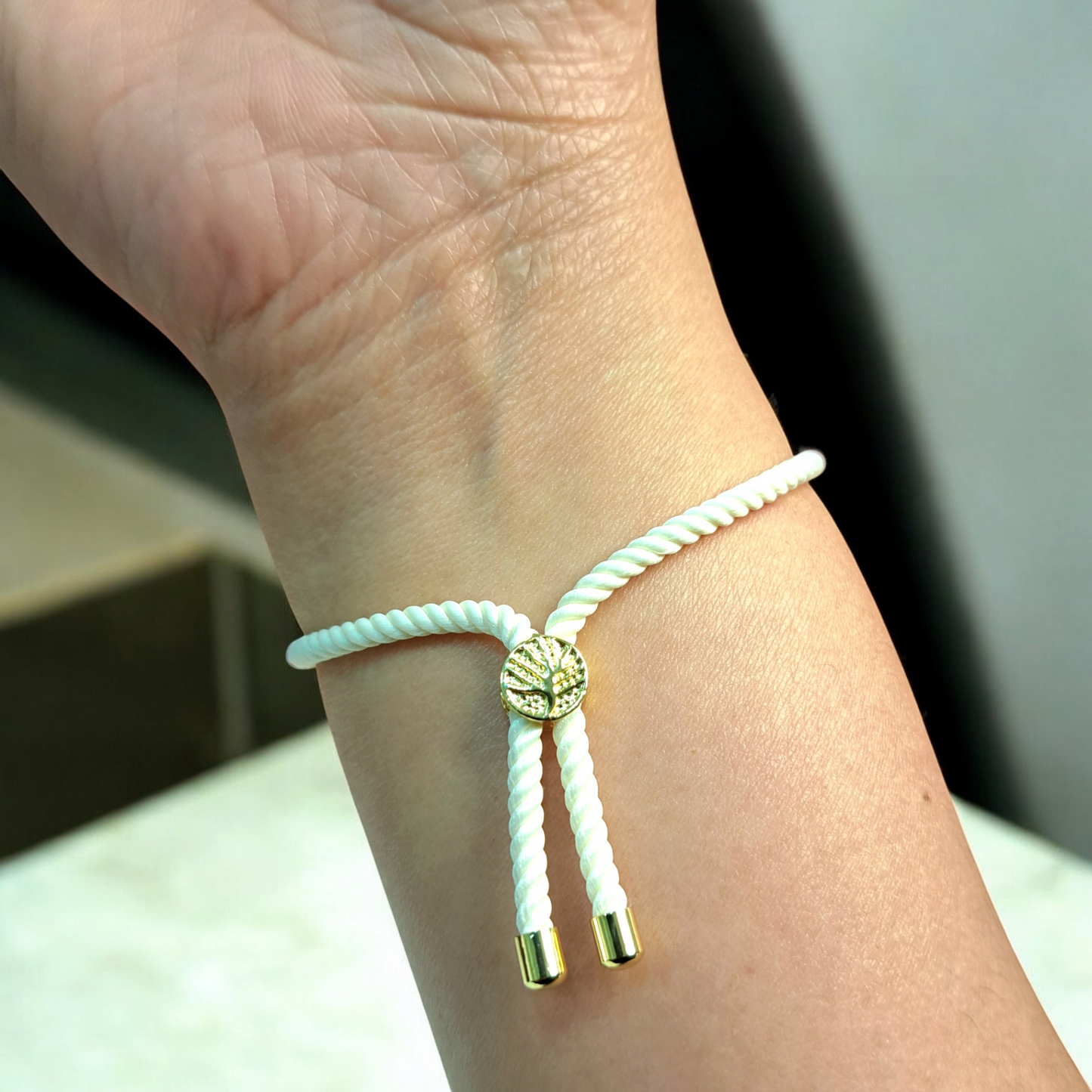 21K Pure Gold Adjustable Bracelet