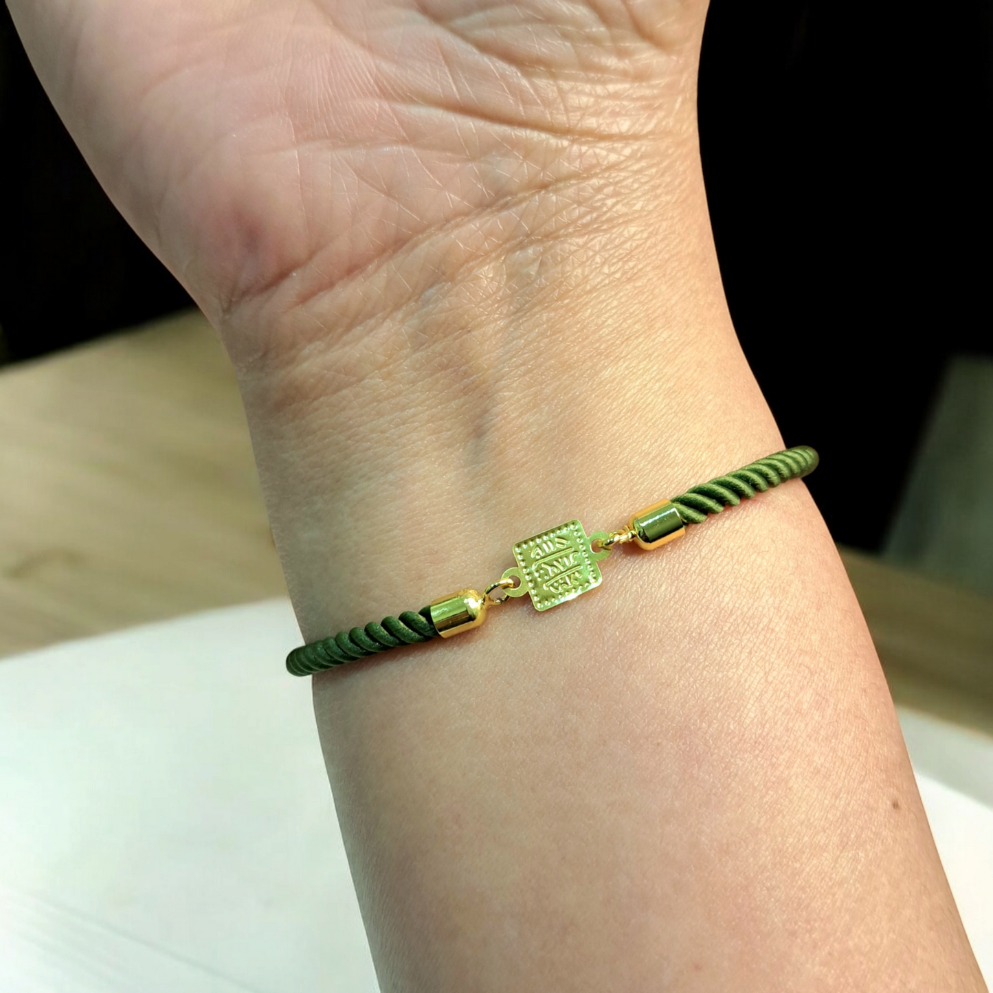 21K Pure Gold Adjustable Bracelet