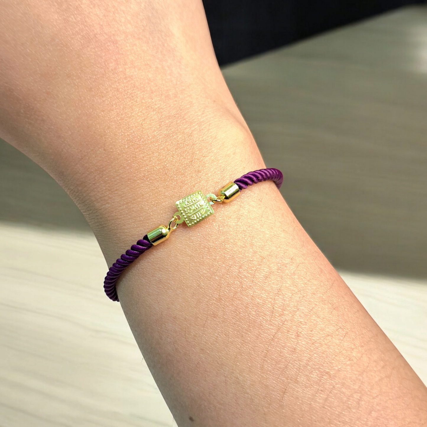 21K Pure Gold Adjustable Bracelet