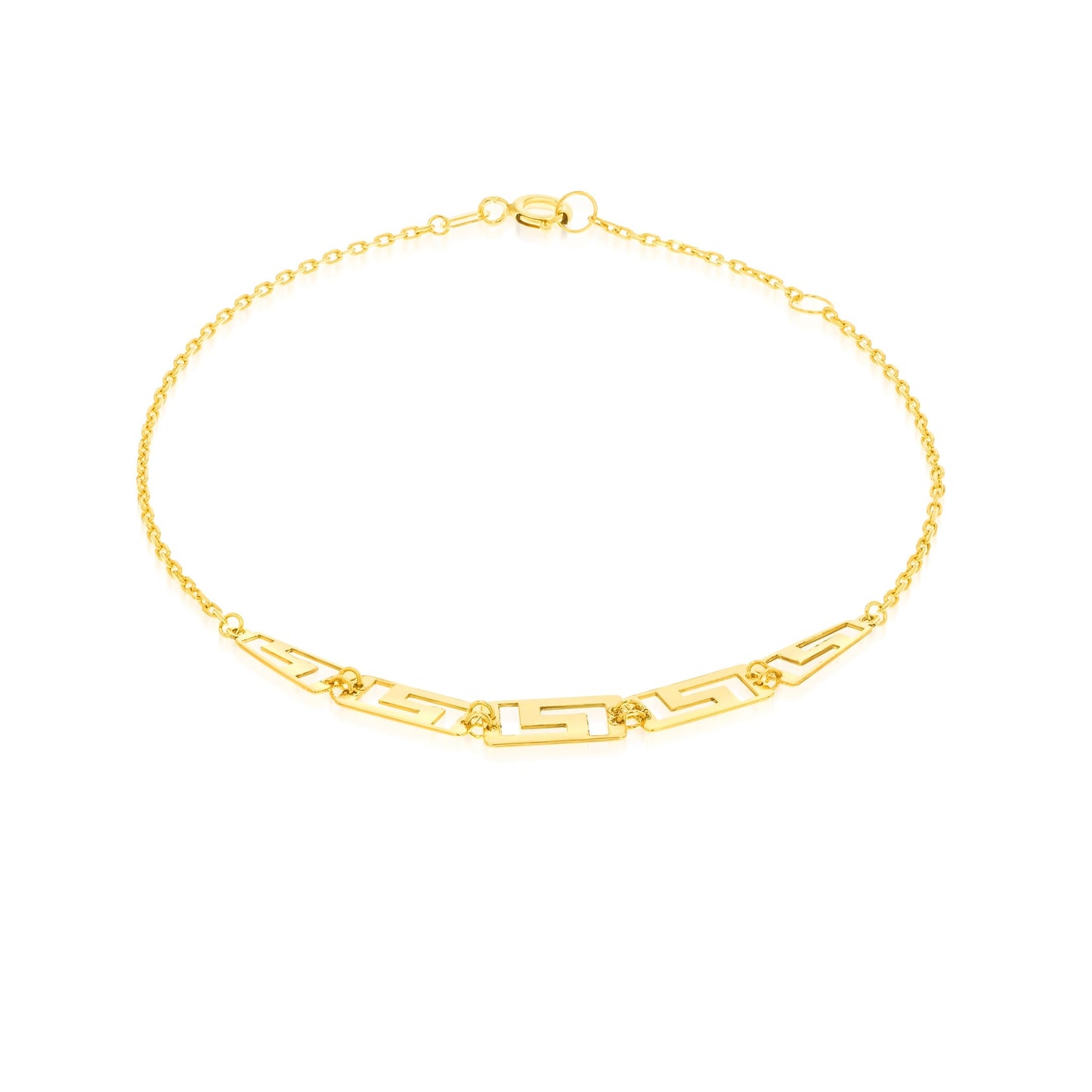 18K Pure Gold Elegant Flat Jewelry Set