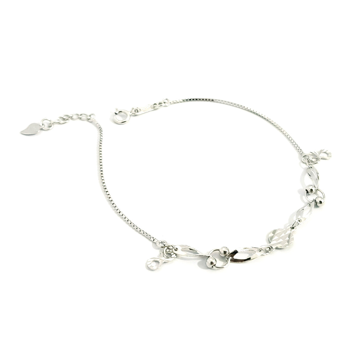 Real 925 Sterling Silver Infinity Bracelet