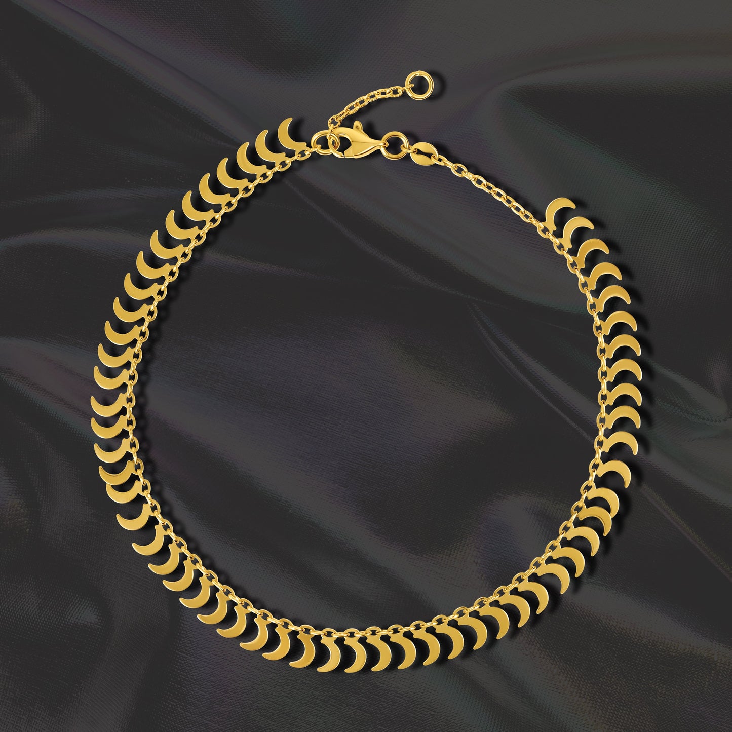 18K Pure Gold Anklet