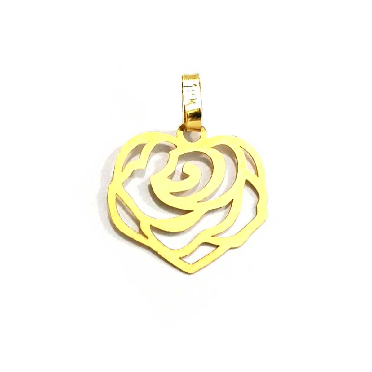 18K Pure Gold Rose Necklace | Necklace | 18K Gold Jewelry