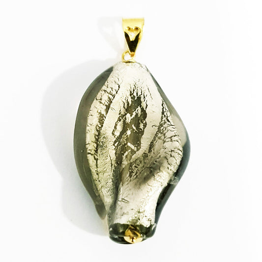 18K Pure Gold Mustard Green Stone Necklace | Necklace | 18K Gold Jewelry