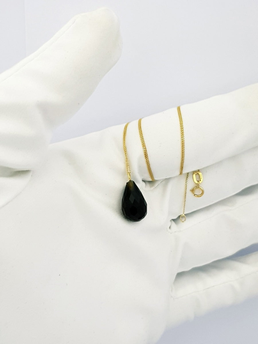 18K Pure Gold Gem Necklace | Necklace | 18K Gold Jewelry