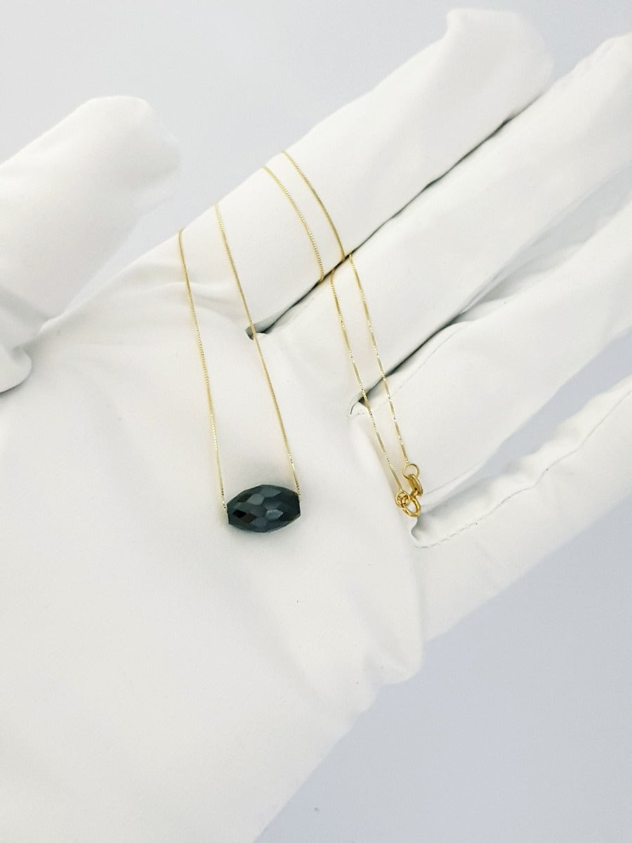 18K Pure Gold Gem Necklace | Necklace | 18K Gold Jewelry