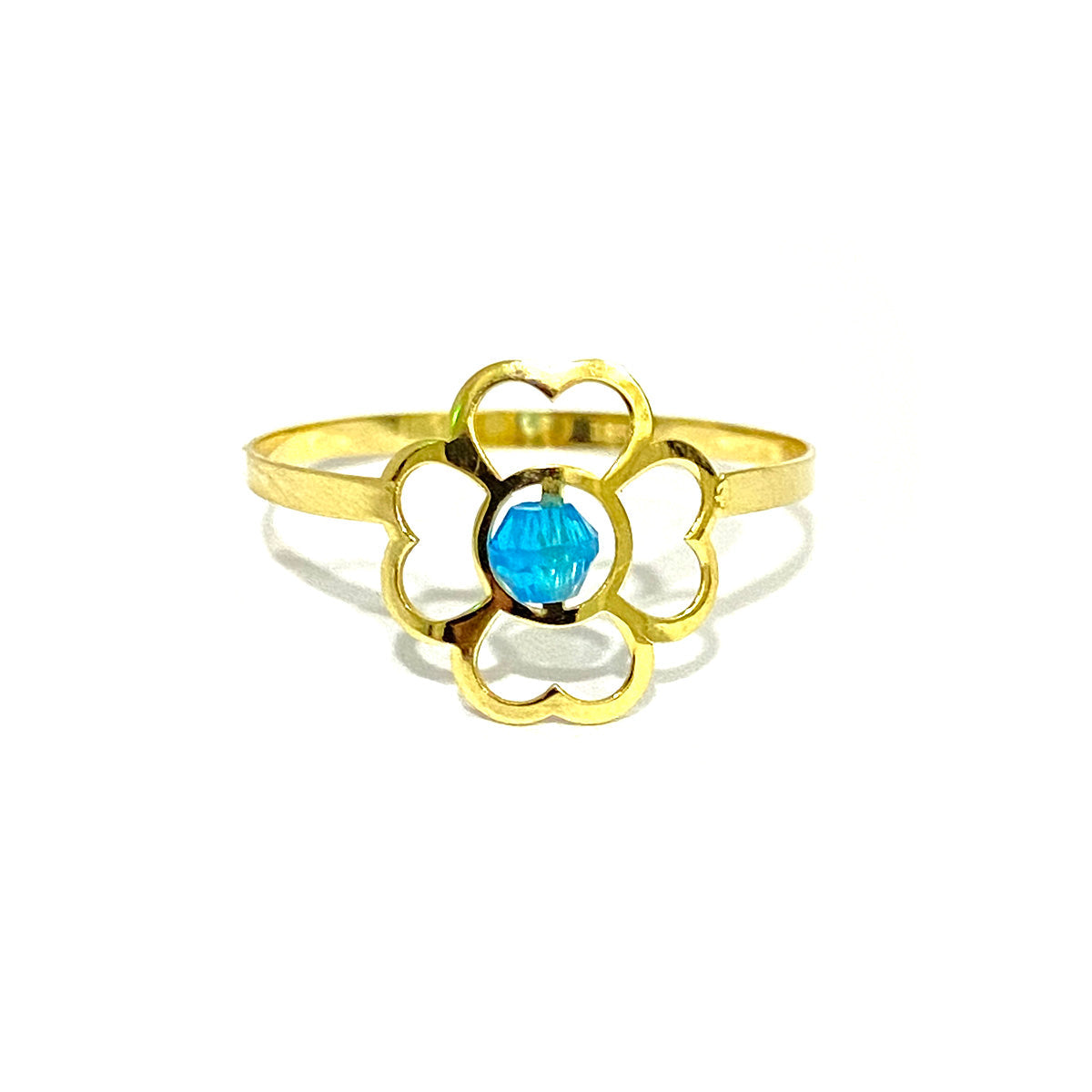 18K Pure Gold Elegant Flower Design Ring | Ring | 18K Gold Jewelry
