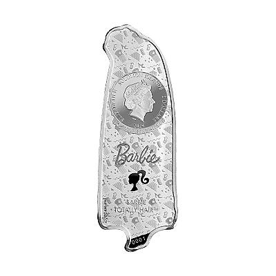 PAMP Suisse Totally Hair Barbie™ 1oz Pure Silver Coin