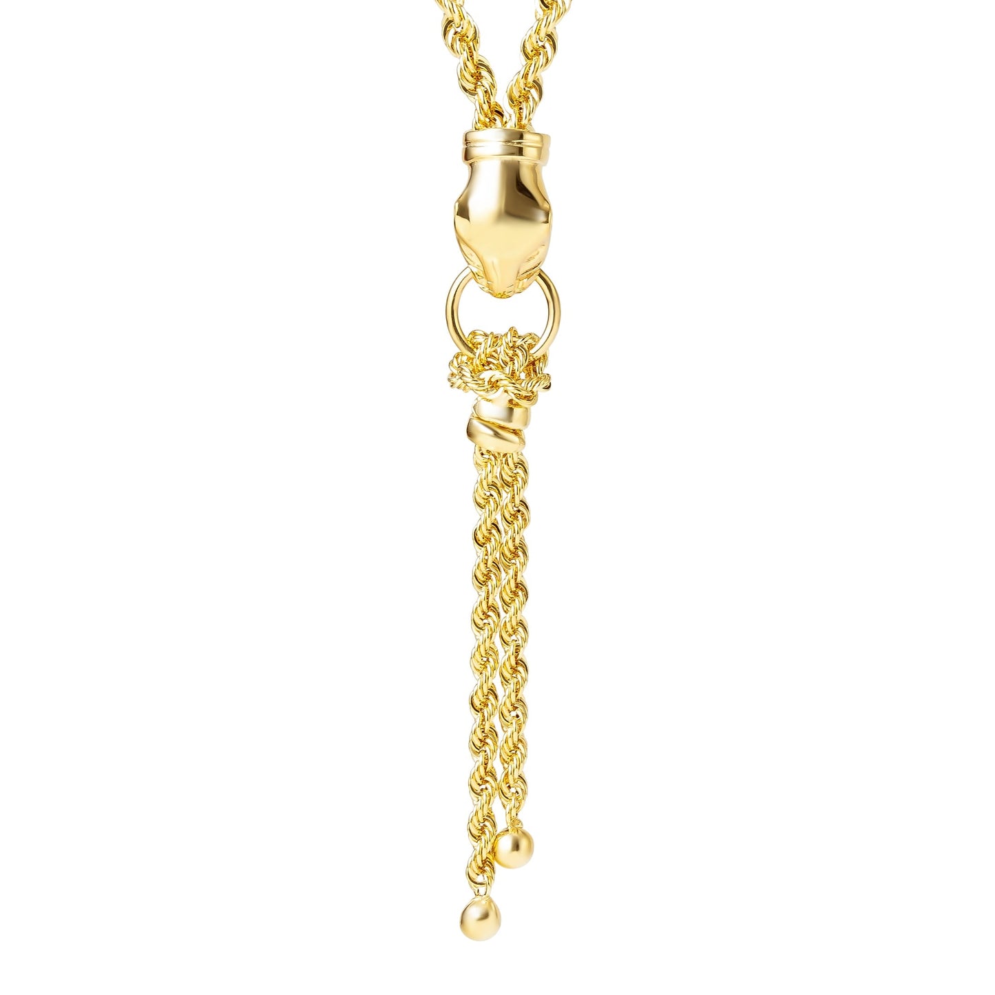 18K Pure Gold Fixed Hanging Necklace
