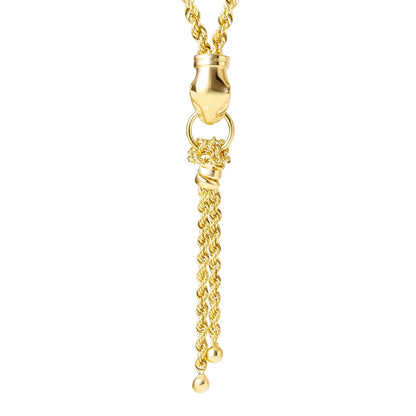 18K Pure Gold Fixed Hanging Necklace