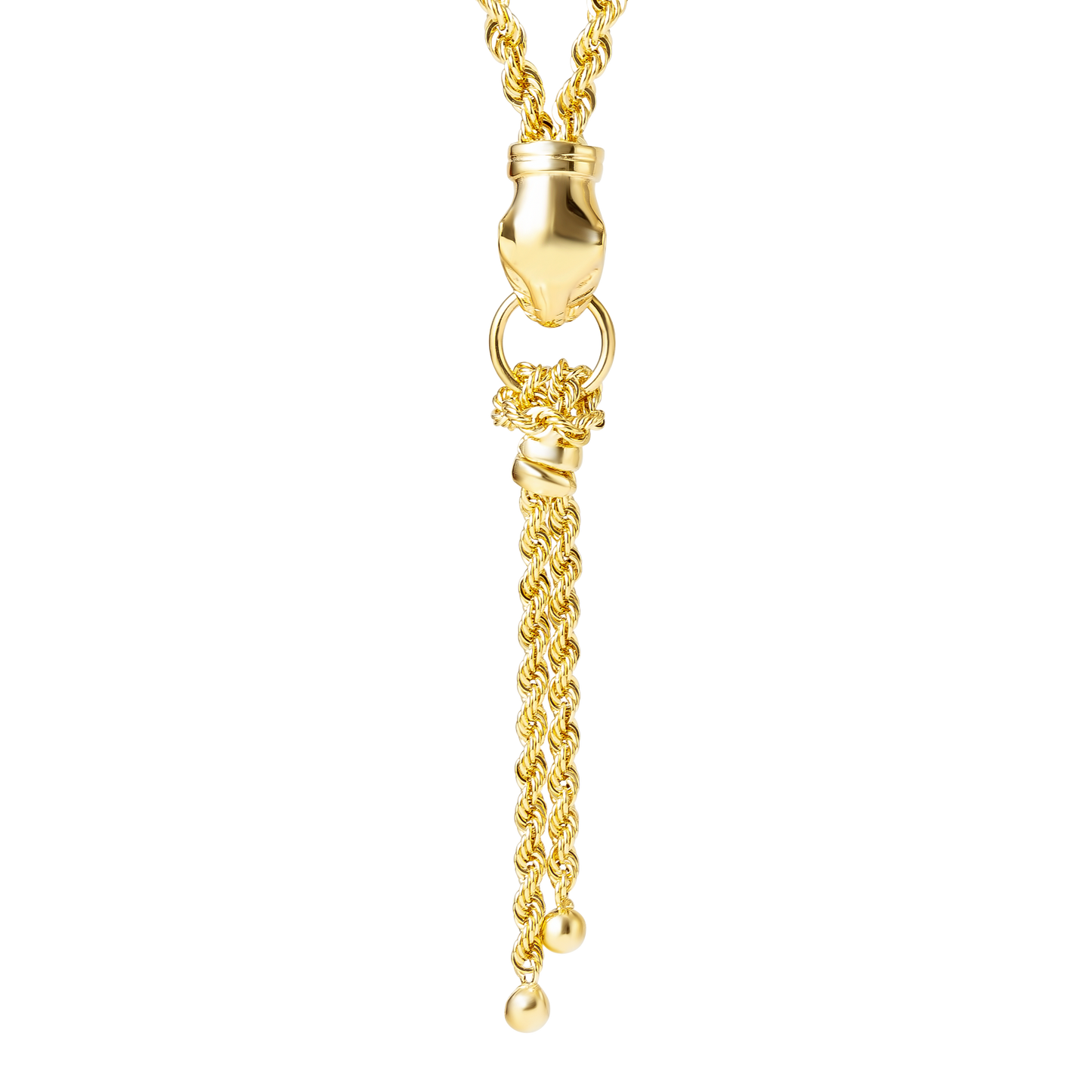 18K Pure Gold Fixed Hanging Necklace