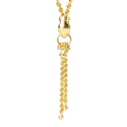18K Pure Gold Fixed Hanging Necklace