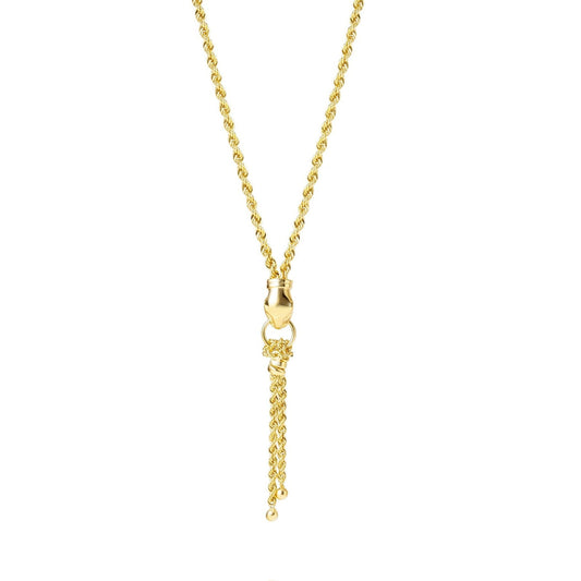 18K Pure Gold Fixed Hanging Necklace