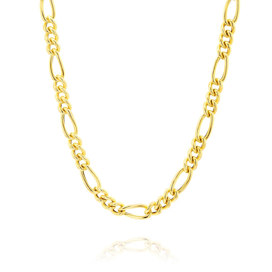 18K Pure Gold Elegant Linked Chain