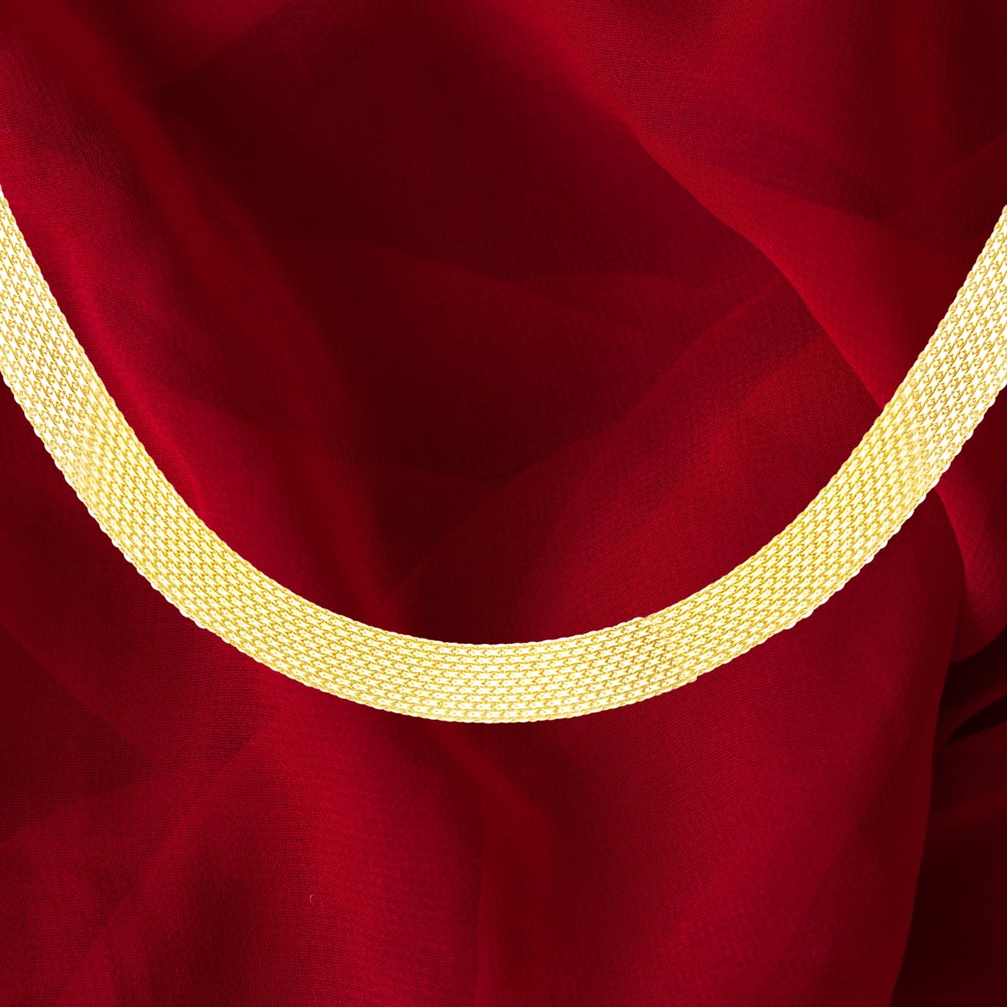 18K Pure Gold Belt Chain