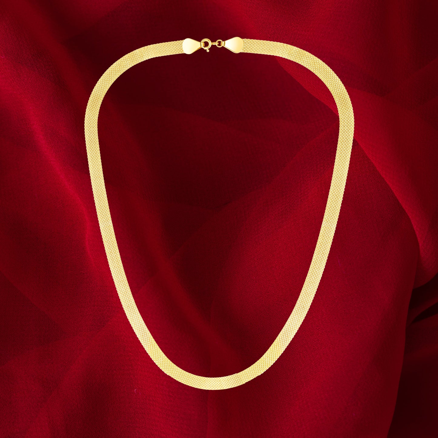 18K Pure Gold Belt Chain