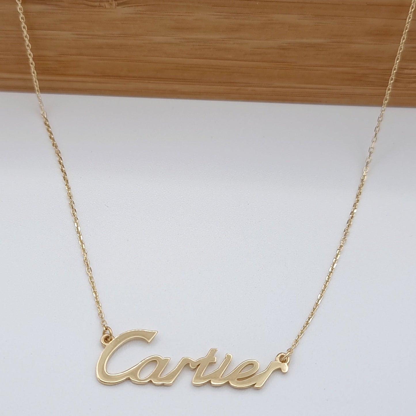 18K Pure Gold C.R Necklace