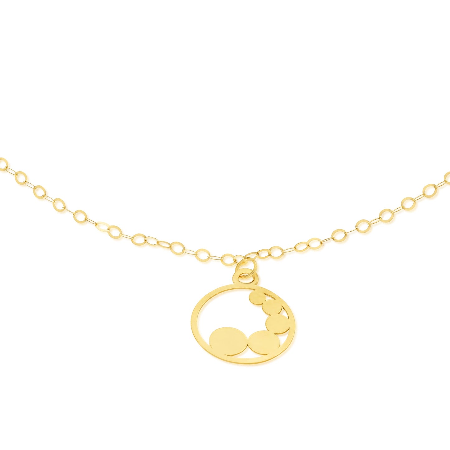 18K Pure Gold Fine Round Bracelet