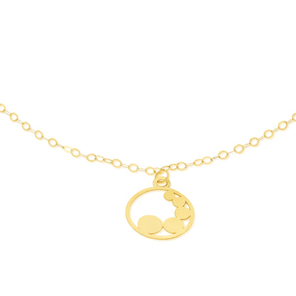 18K Pure Gold Fine Round Bracelet