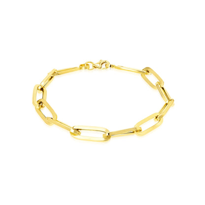 18K Pure Gold Linked Bracelet