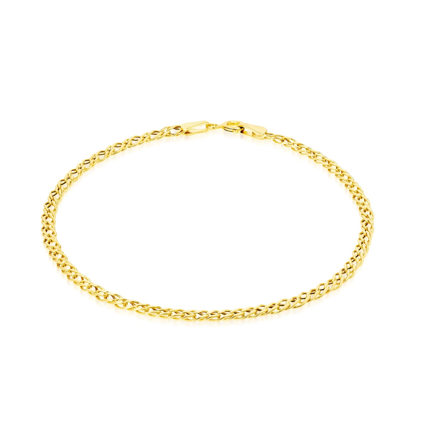 18K Pure Gold Linked Bracelet