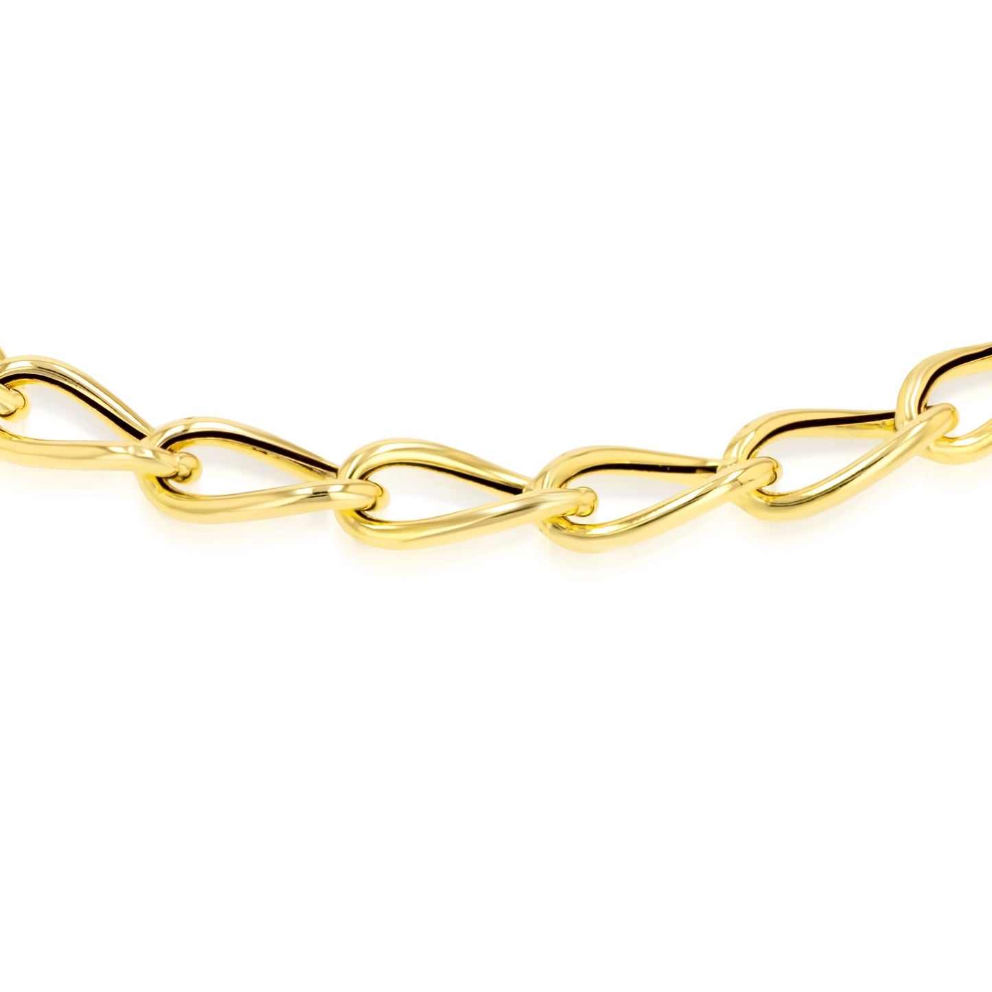 18K Pure Gold Linked Bracelet
