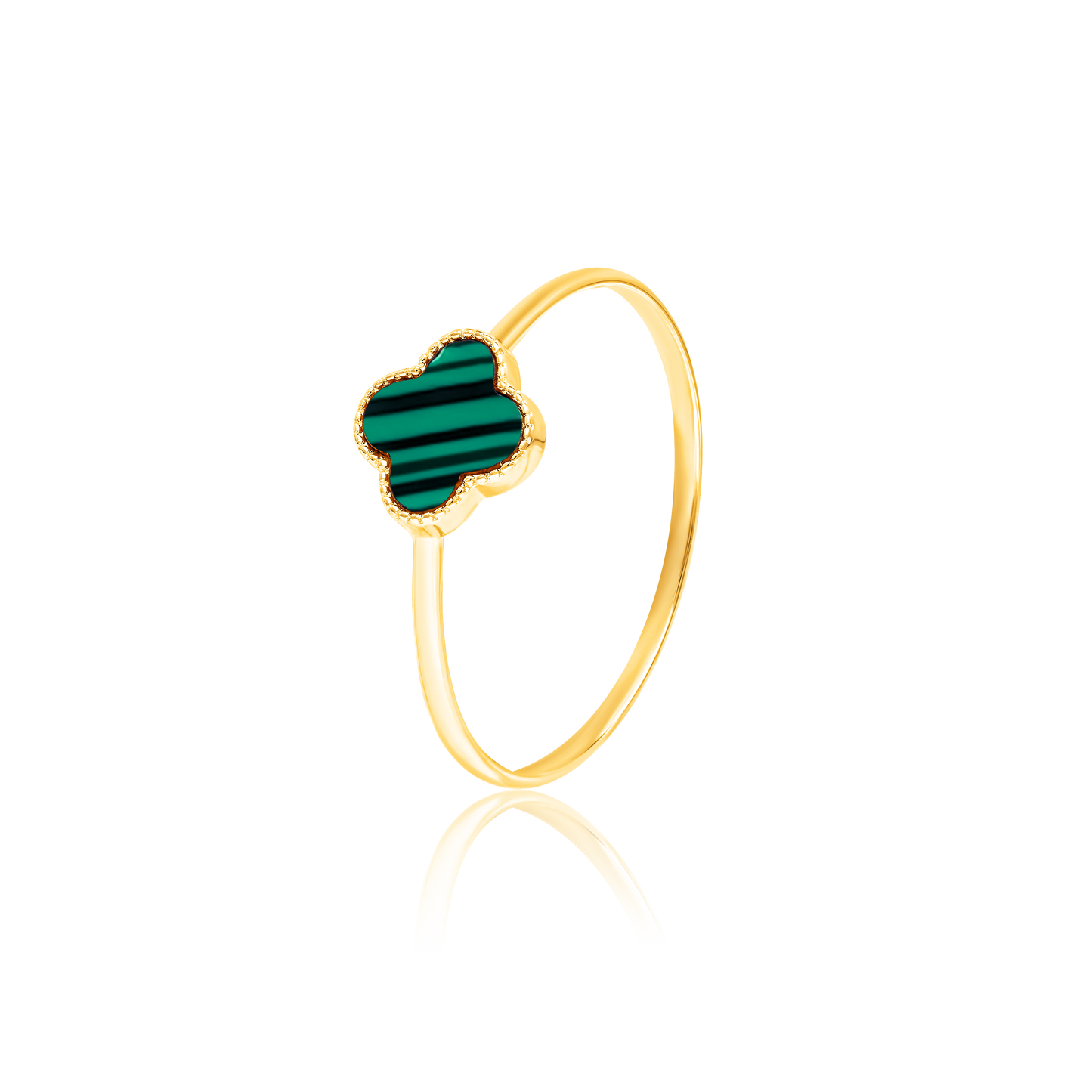 18K Pure Gold V.C Green Jewelry Set