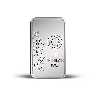 MMTC PAMP 10 Gram Banyan Tree Silver Bar