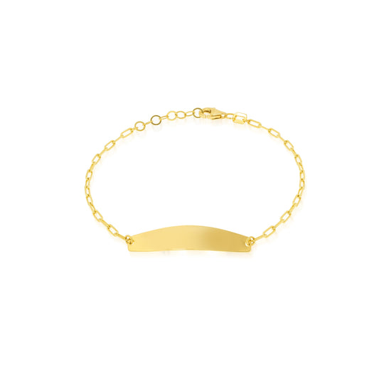 18K Pure Gold Thin Bracelet